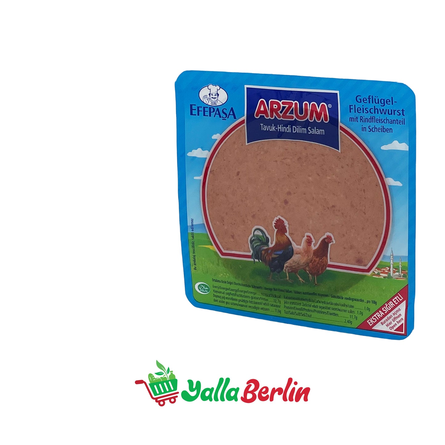 ARZUM TAVUK-HINDI DILIM SALAM (200 gr)