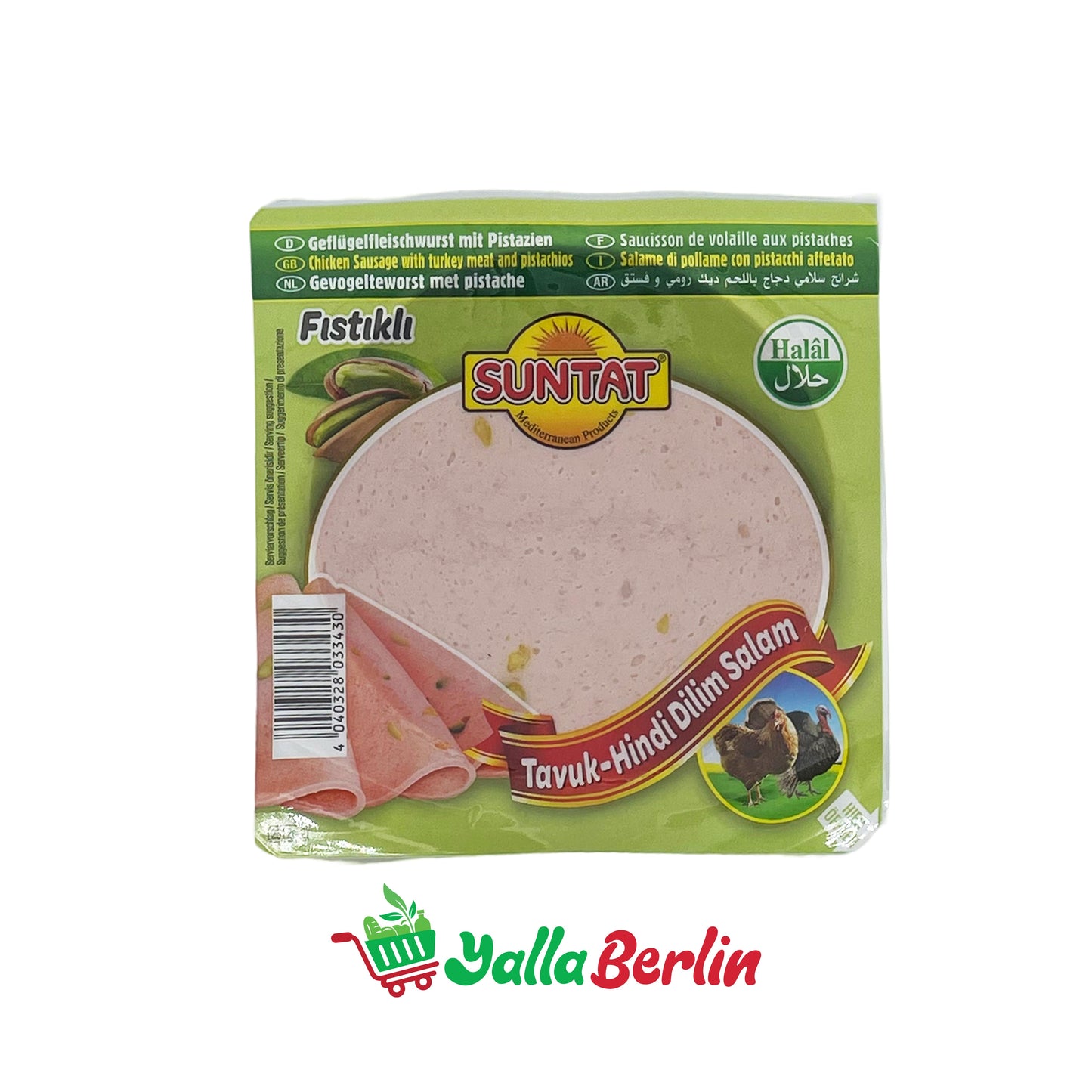 SUNTAT TAVUK-HINDI DILIM SALAM FISTIKLI (200 gr)