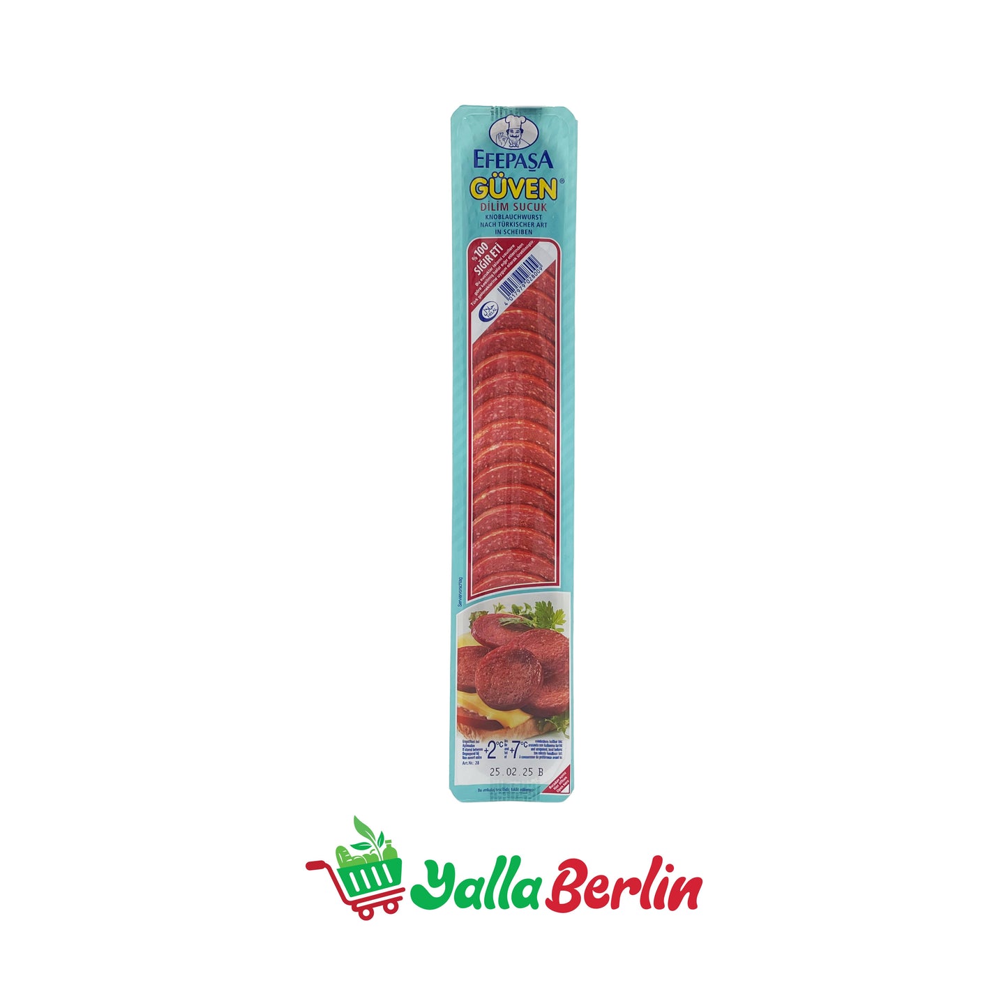 EFEPASA GÜVEN DILIM SUCUK (200 gr)