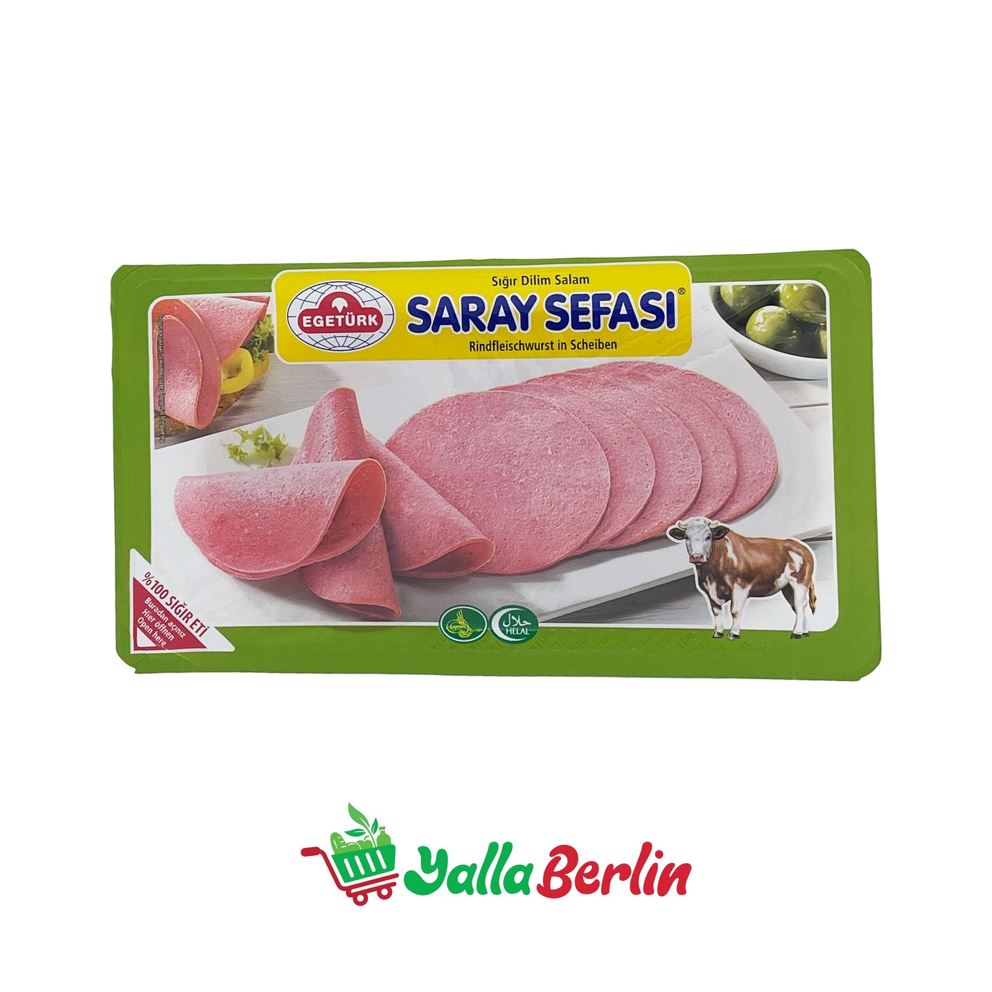 SARAY SEFASI BEEF SAUSAGE IN SLICES (125 Gr)