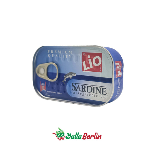 LIO SARDINES IN SUNFLOWER OIL (125 Gr)