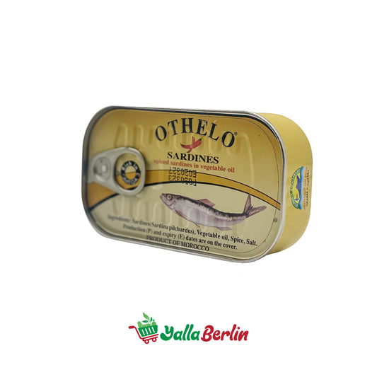 OTHELO SARDINES IN SUNFLOWER OIL (125 Gr)