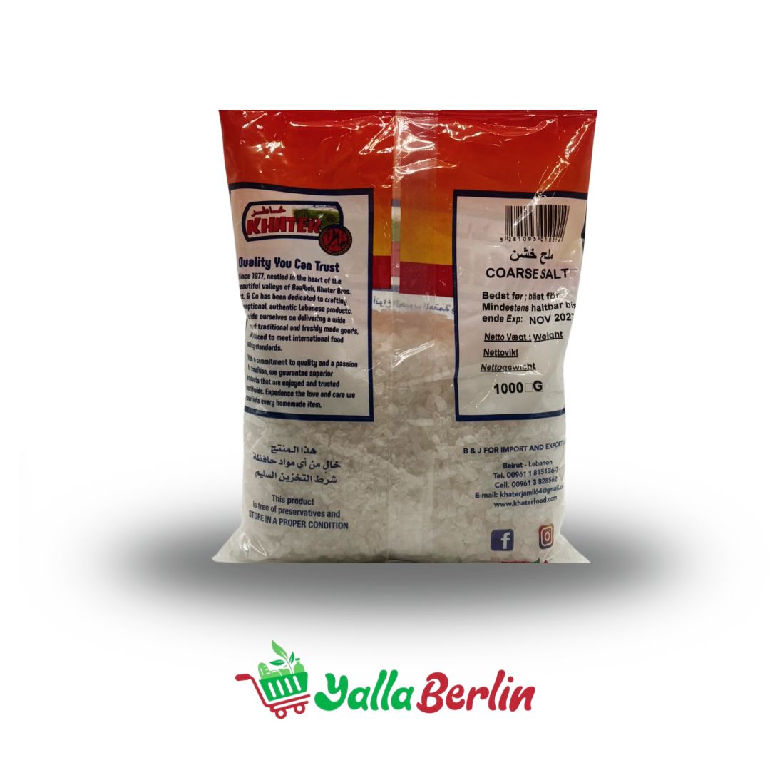 Khater Grobes Salz – 1000 g