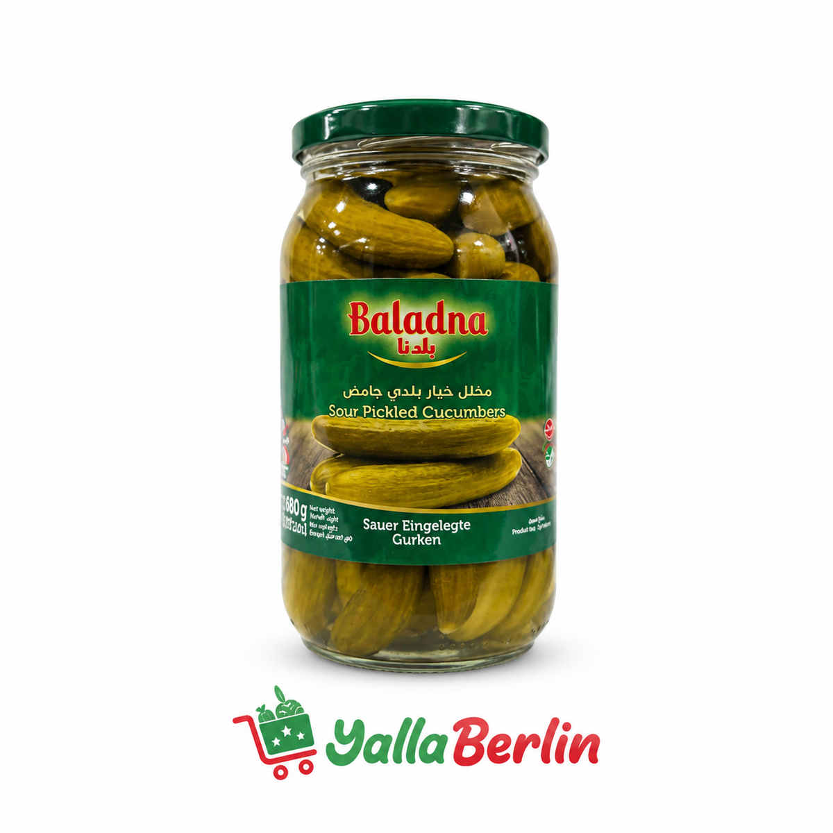 BALADNA eingelegte Gurken 1000g