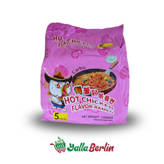 HOT CHICKET FlavorRamen Carbo Geschmack 134grx5