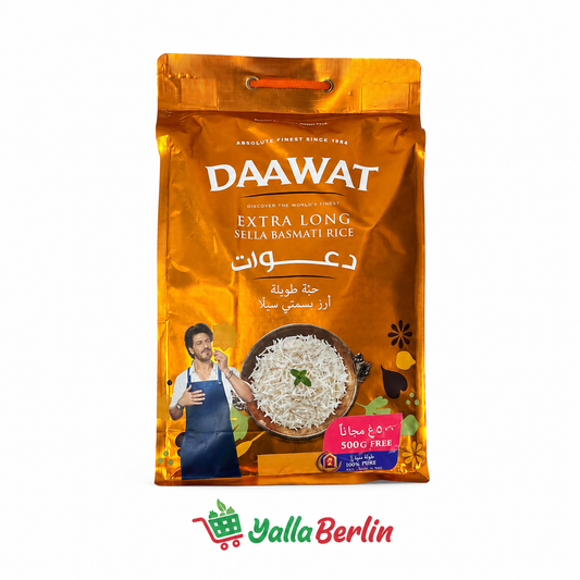 Daawat  Basmati Reis extralang, 5,000g+500g