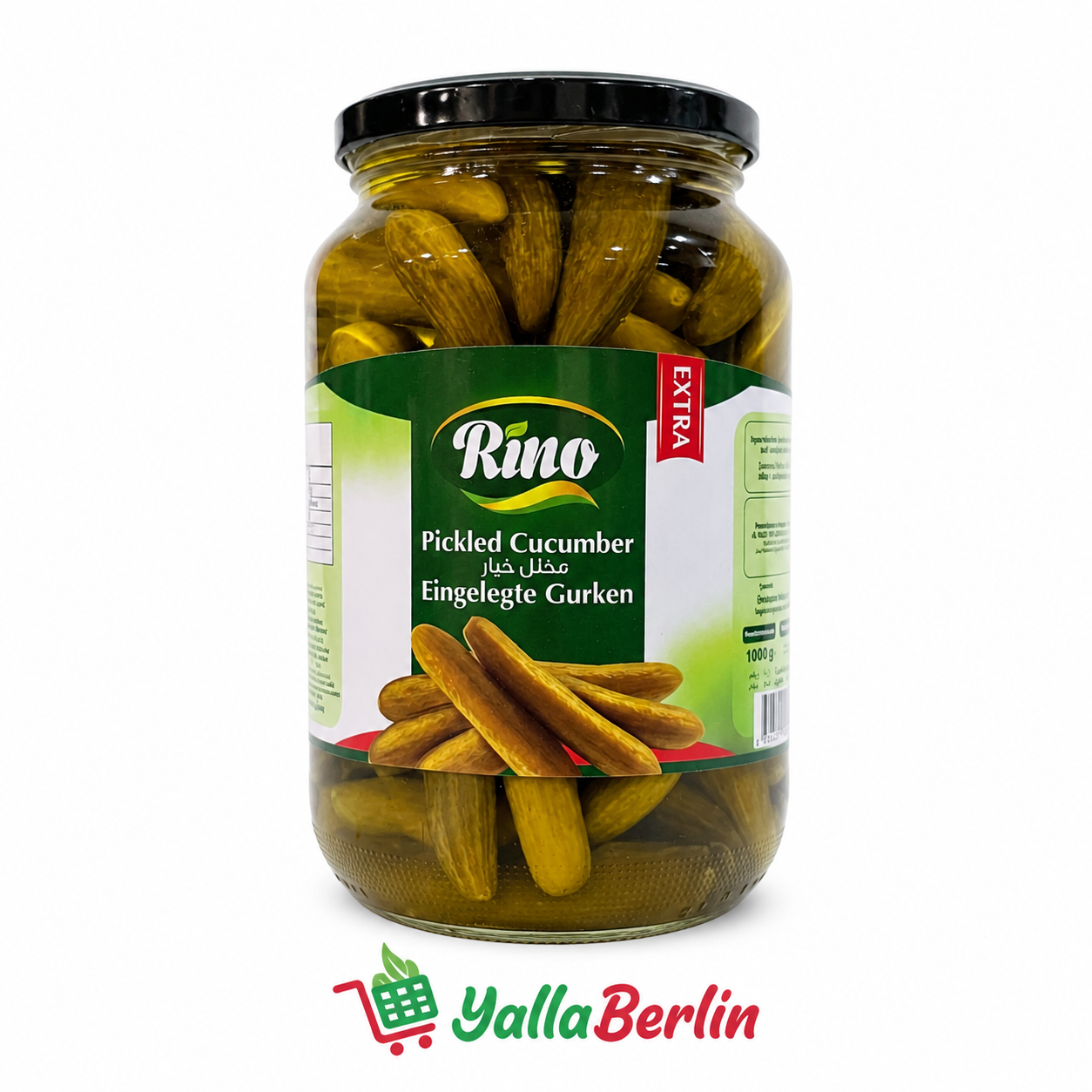RINO  eingelegte Gurken Extra 1000g