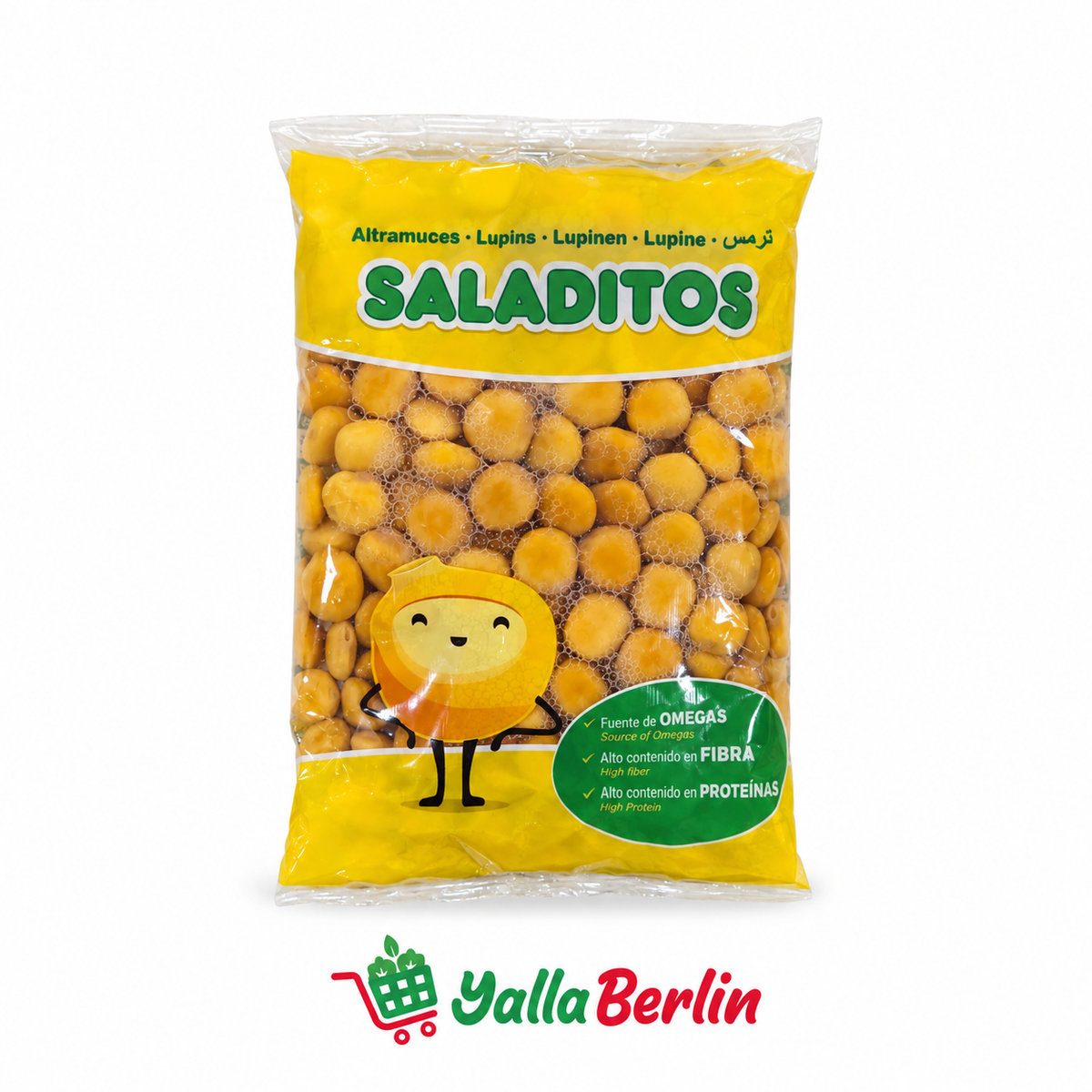 SALADITOS gekochte Lupinen Beutel 600g