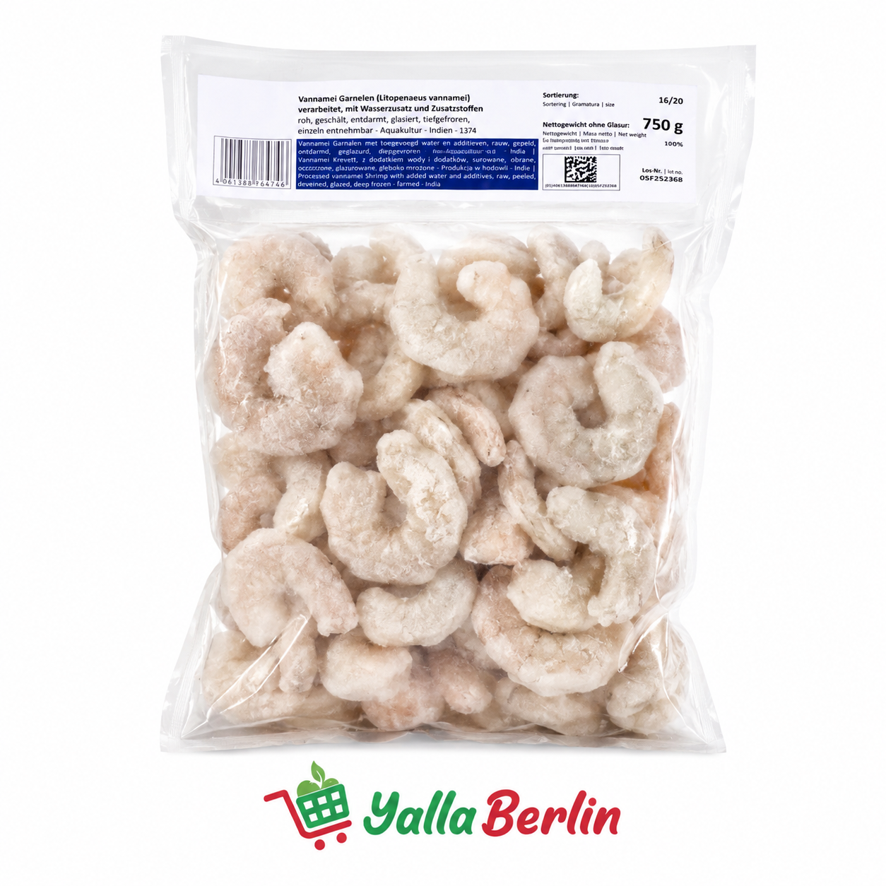 Garnelen 16/20 -gross-, ohne Schale, ohne Kopf 750gr