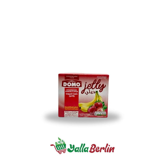 Domo jelly mit Erdbeer- und Bananengeschmack