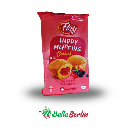 Flafi Happy Muffins mit Waldfrüchten – 6 Stück
