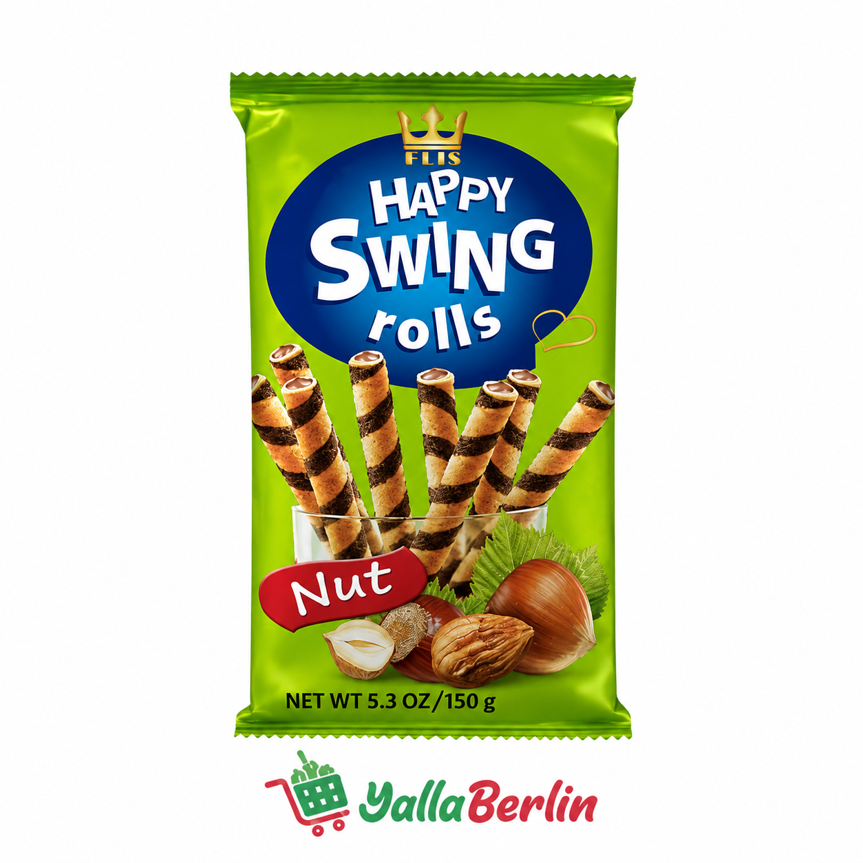 HAPPY Rolles Haselnuss 150g