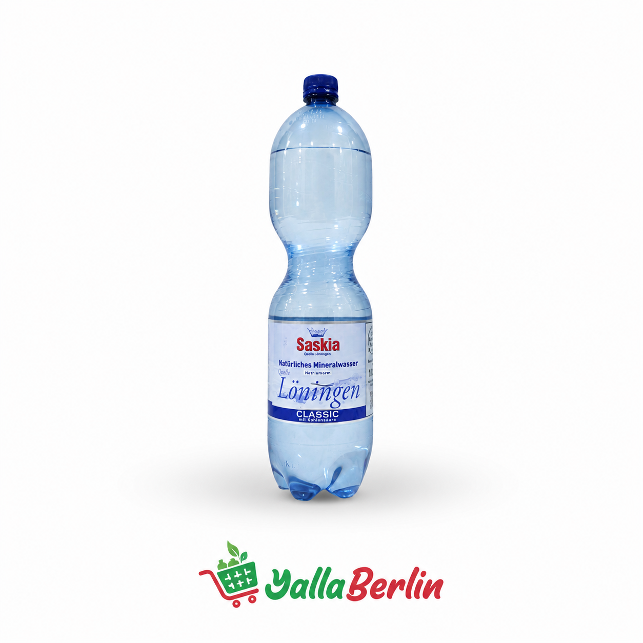 Saskia Natürliches Mineralwasser  CLASSIC mit Kohlensäure ×6