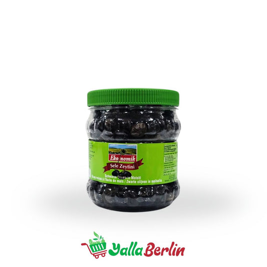 Ekonomik Schwarze Oliven 700gr