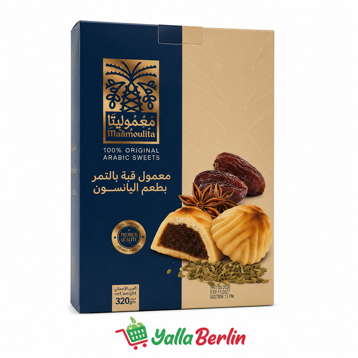 Maamoulita Maamoul mit Datteln und Anisgeschmack