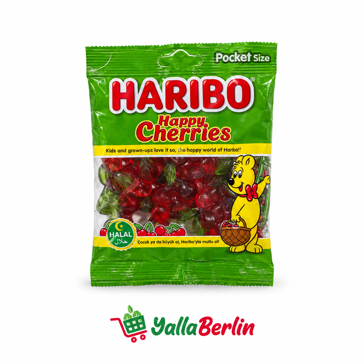 Helal HARIBO Happy Cherries 80g