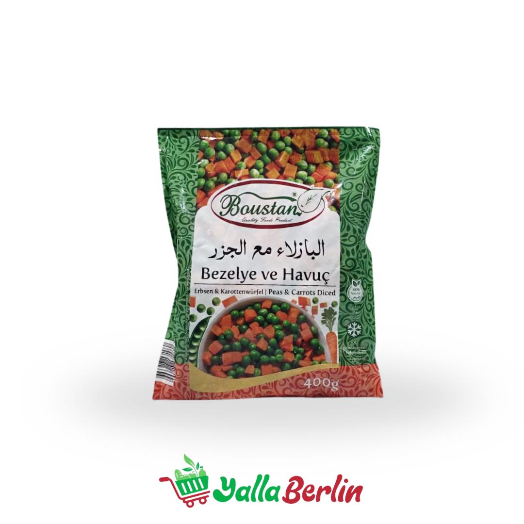 Boustan Jung Erbsen mit Karotten 400gr