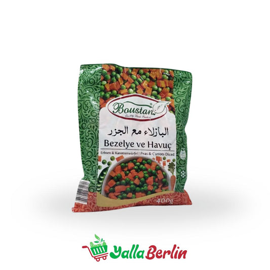 Boustan Jung Erbsen mit Karotten 400gr