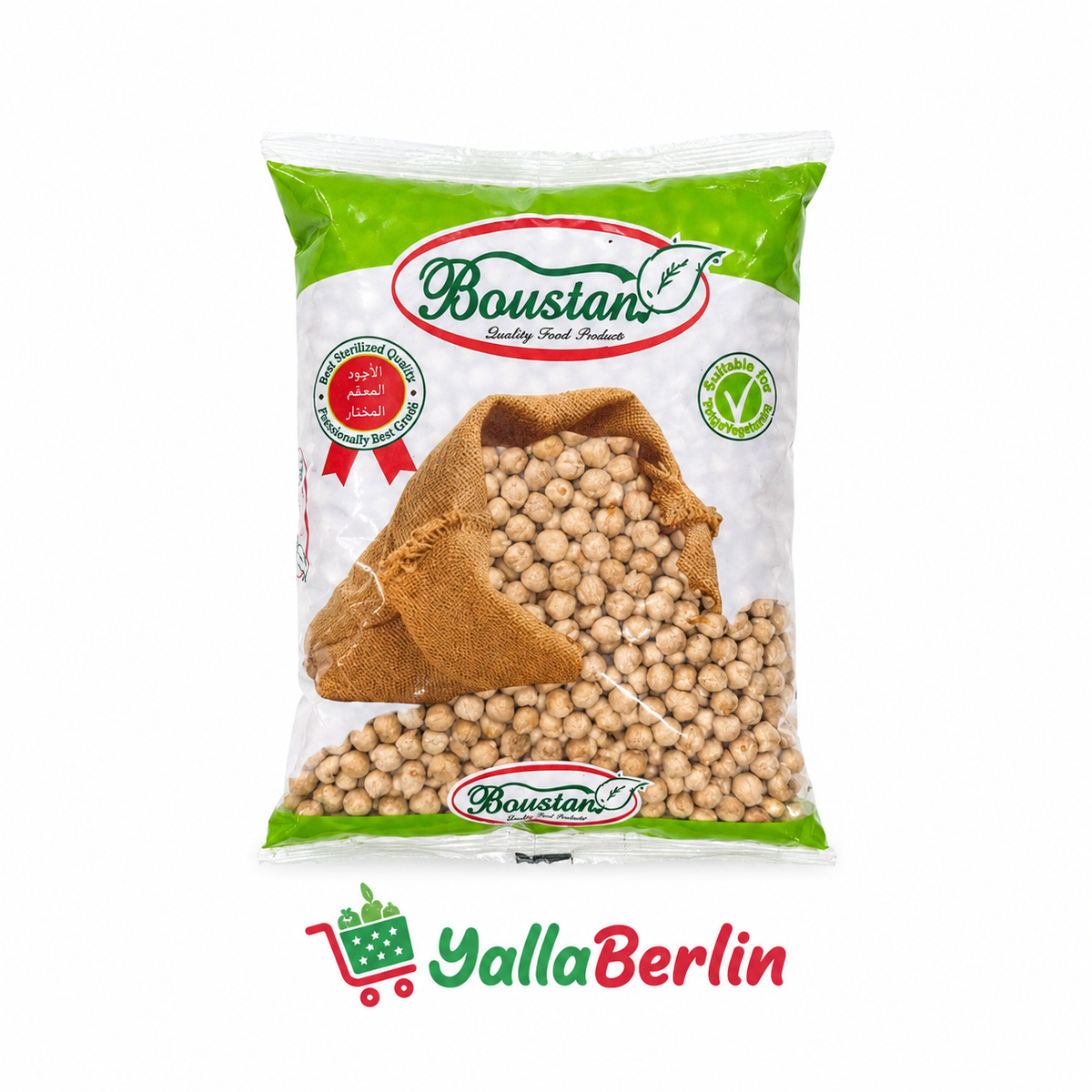 BOUSTAN Trockene Kichererbsen 900g
