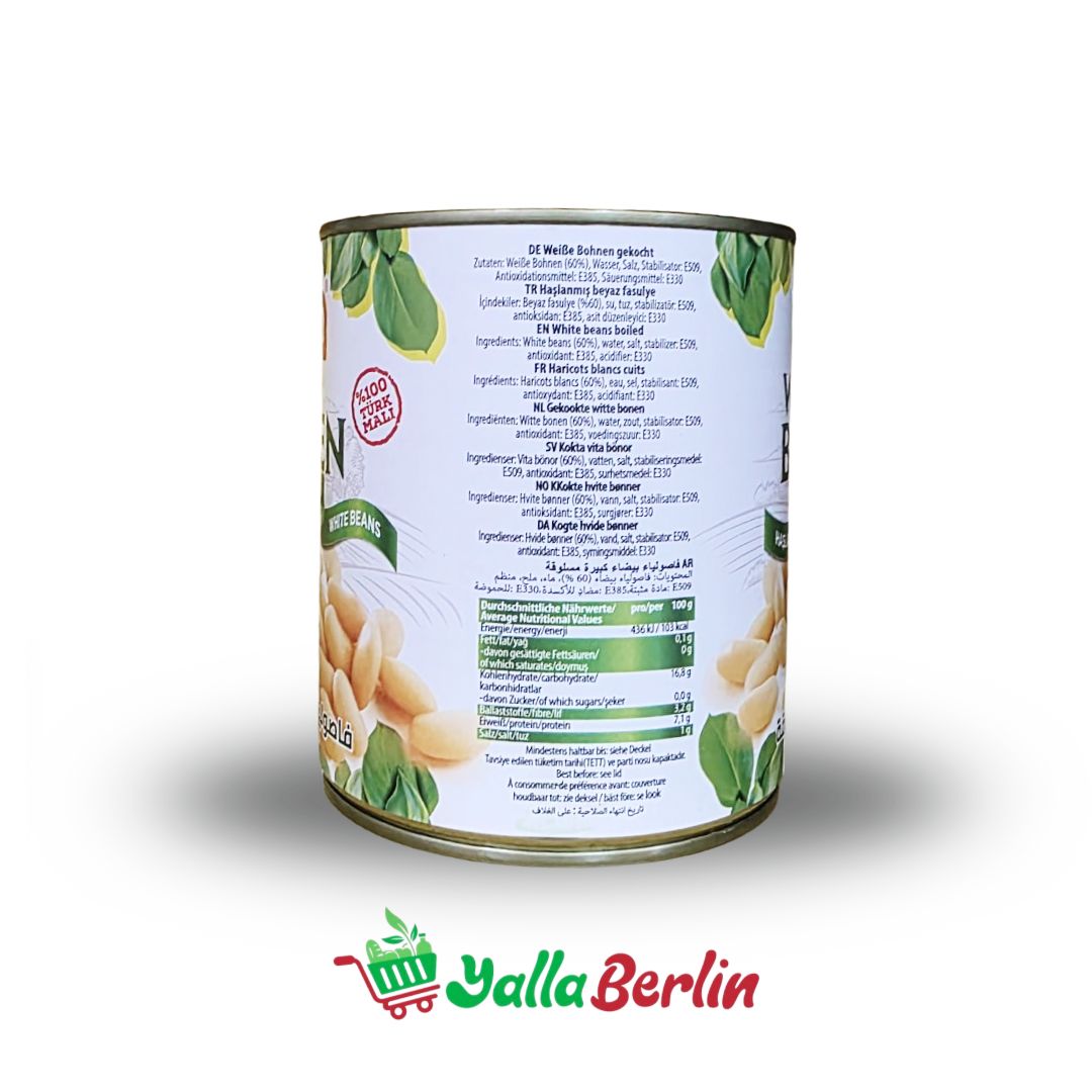 Yurttan WEIBE BOHNEN 800g