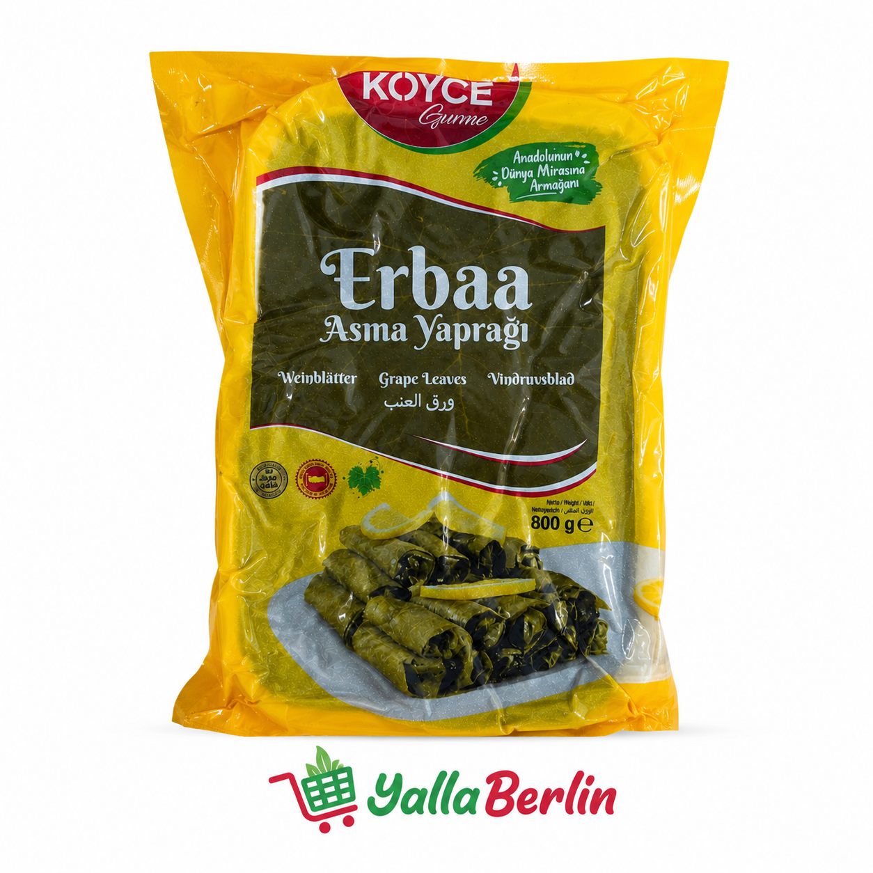 KÖYCE eingelegte Weinblätter 800gr