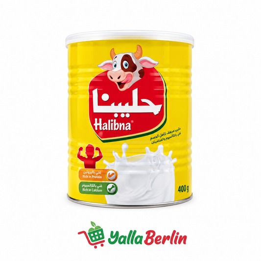 HALIBNA VOLLMILCHPULVER Khater Getrocknete (400 Gr)