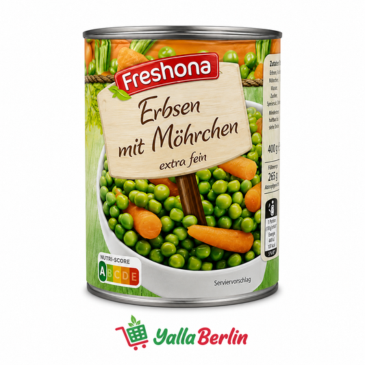 Erbsen mit Möhren 400gr