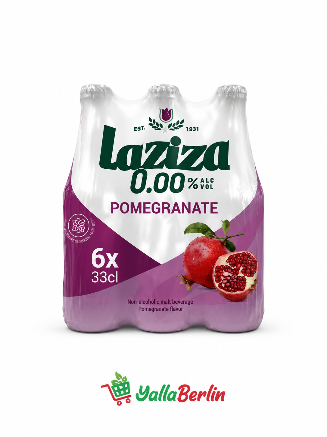 Laziza mit Granatapfelgeschmack ×6