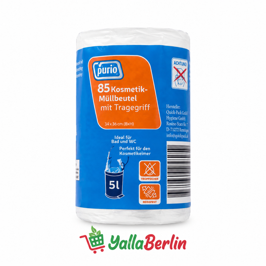 Müllbeutel mit Tragegriff 5L