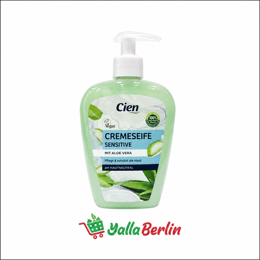 Cien Vegan CREMESEIFE SENSITIVE
MIT ALOE VERA