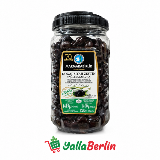 Marmarabirlik (ELIT) SCHWARZE Oliven 1400g