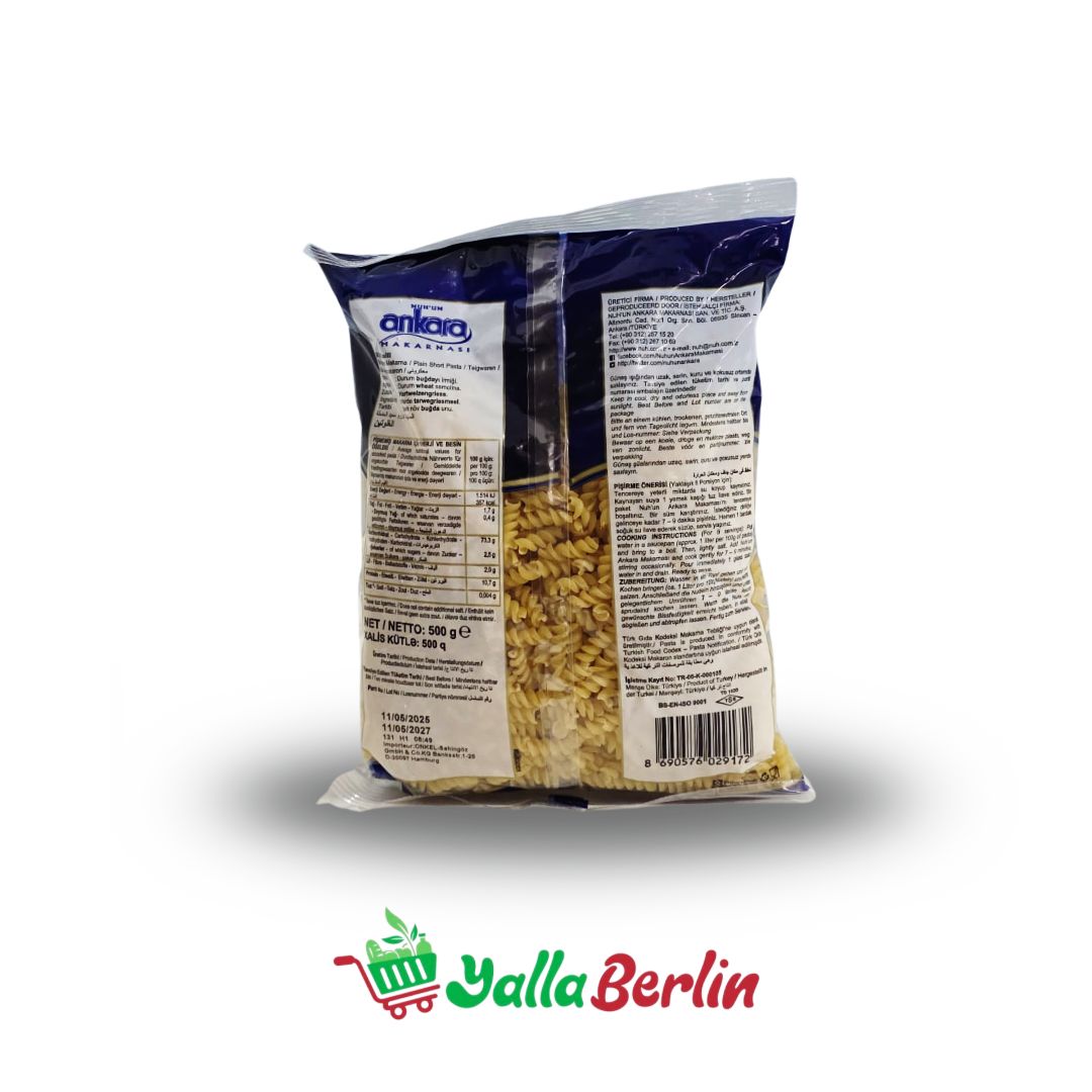 Ankara Makarna (Fusilli) 500 g