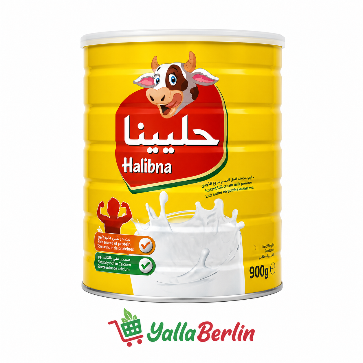 HALIBNA VOLLMILCHPULVER (900 Gr)