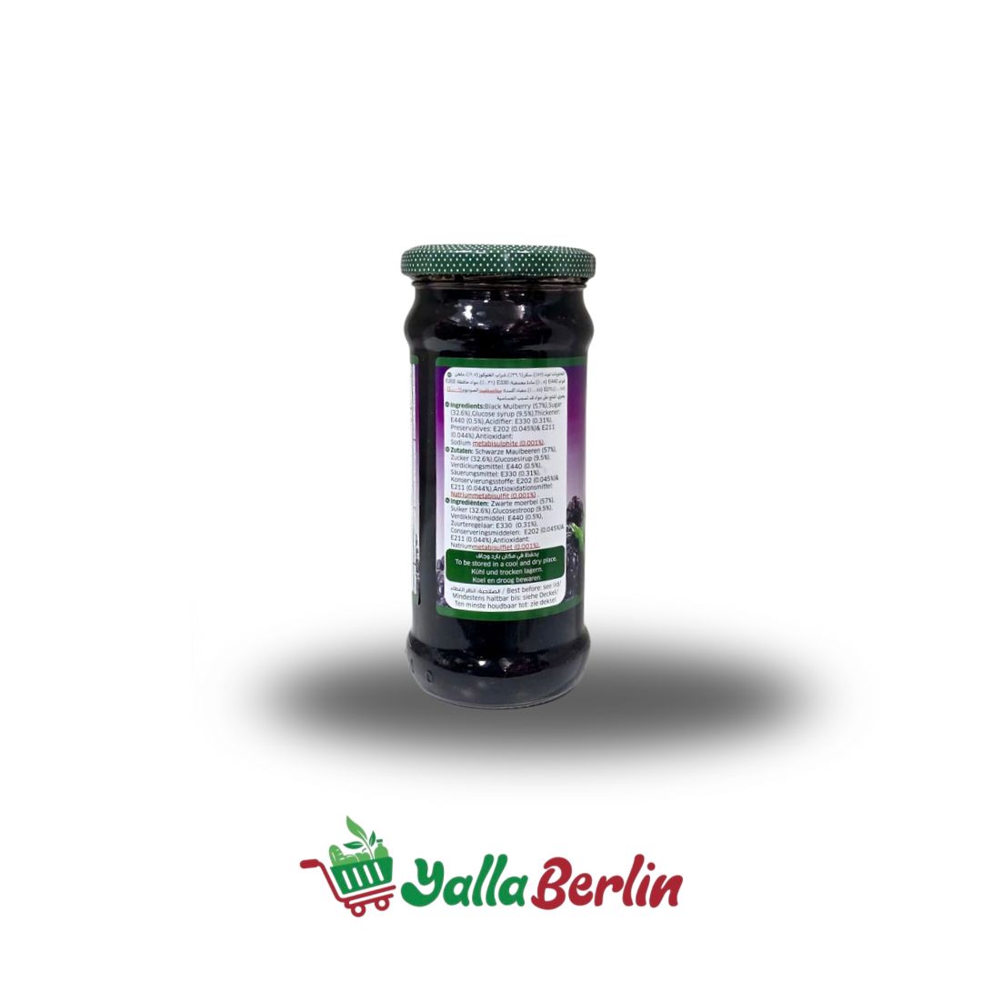 Durra Schwarze Maulbeerefruchtaufstrich  430 gr