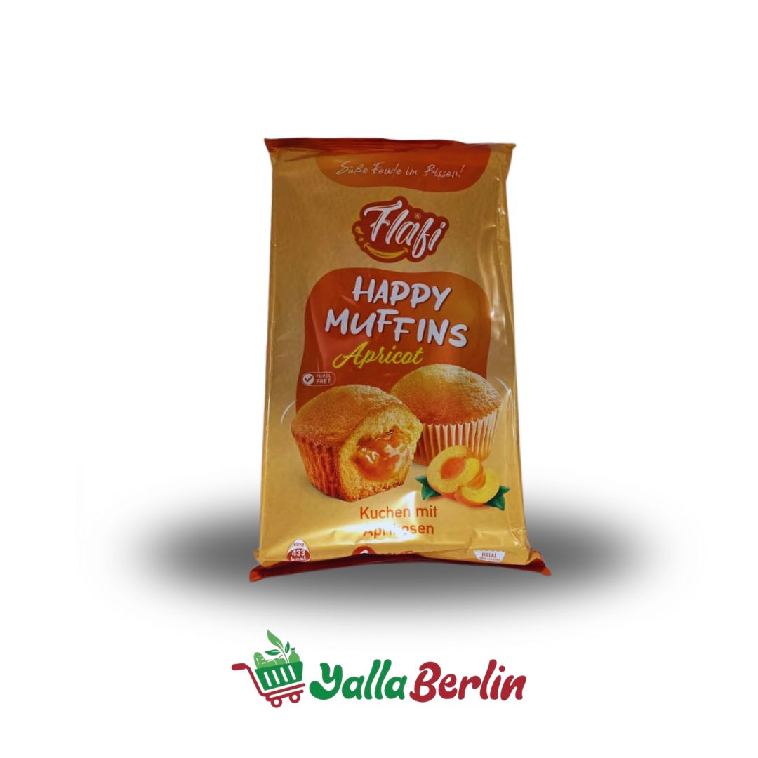 Flafi Happy Muffins mit Aprikosen – 6 Stück