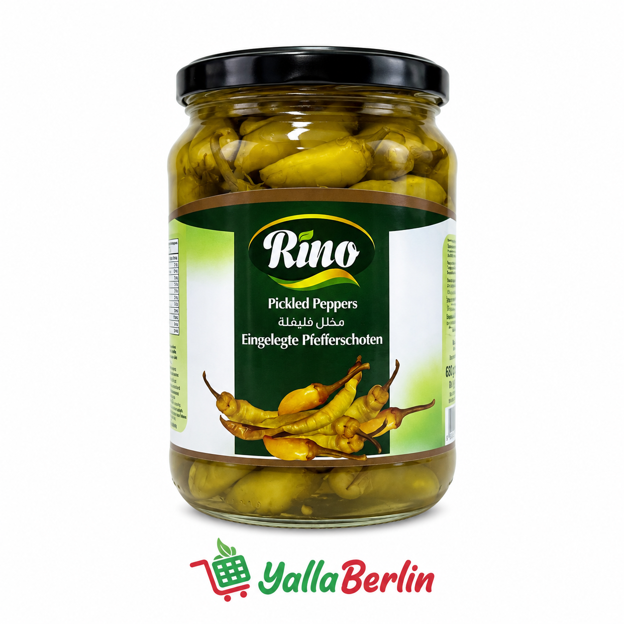 RINO, eingelegte Paprika 660g