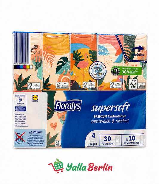 Floralys Supersoft Premium Taschentücher 30 stk
