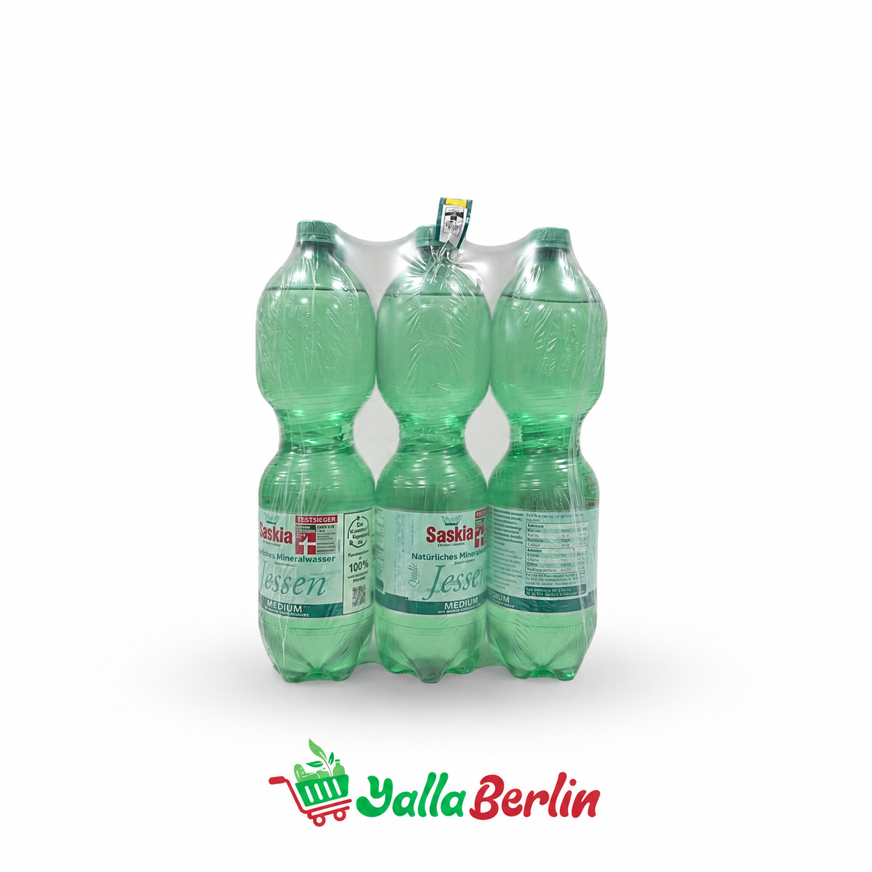 Saskia Natürliches Mineralwasser MEDIUM ×6
