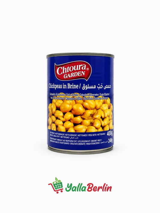 CHTOURA GARDEN GEKOCHTE KICHERERBSEN 400 Gr