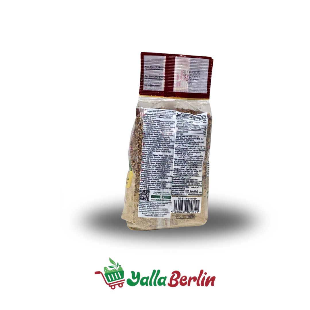Baladna Zaatar mit Granatapfelsirup 400 gr