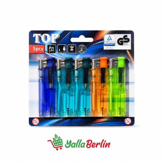 TOP Feuerzeuge - 5er Pack